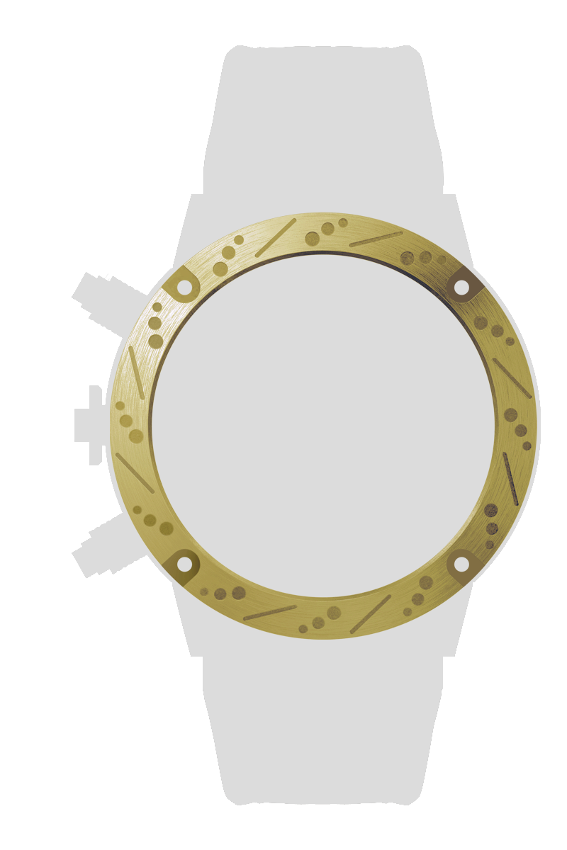 ＳＳ　ディスクローターベゼル　ゴールド[BZSRD-01YG]