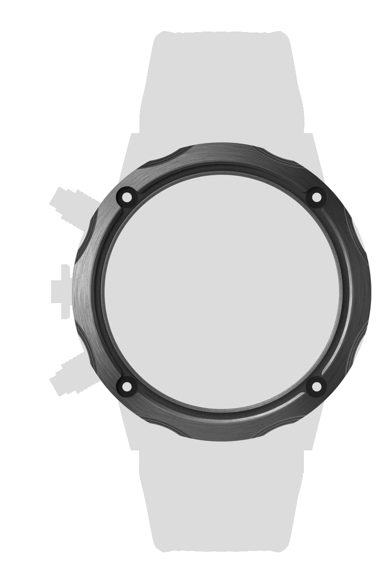 Ｔｉｔａｎｉｕｍ　ラジエーションカットベゼル　ブラック[BZTRD-01BK]