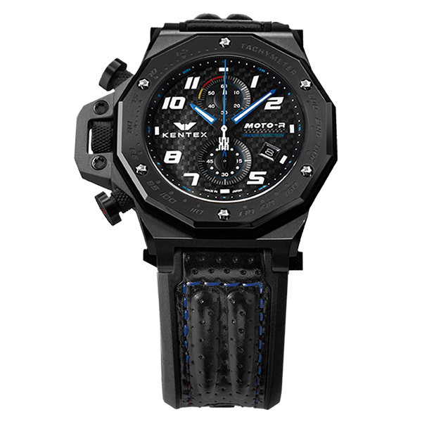 MOTO-R Standard Chronograph ブラックPVD×ブルー/MOTO-R Standard