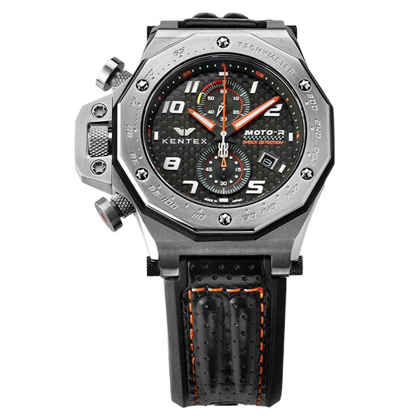 MOTO-R Standard Chronograph シルバー×オレンジ/MOTO-R Standard
