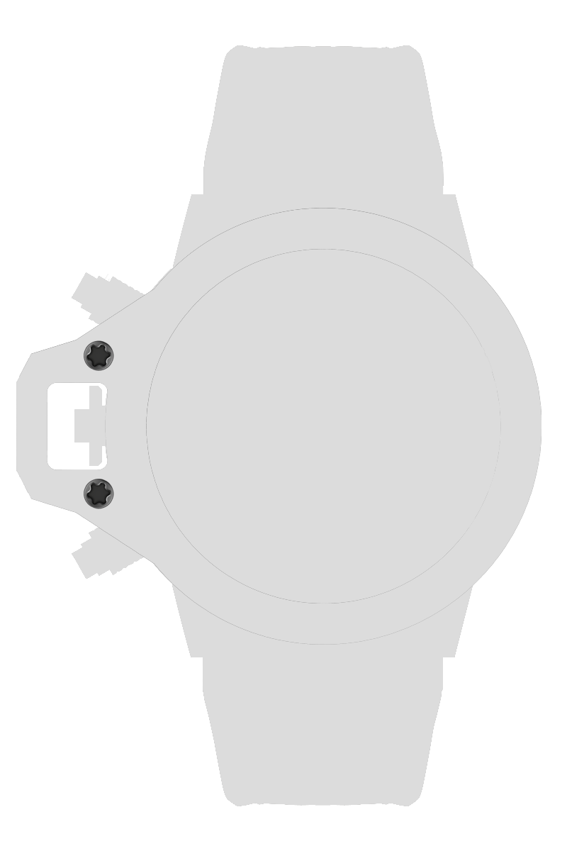 ネジＬ　ｘ２個　ブラック[SCSZL-BK]