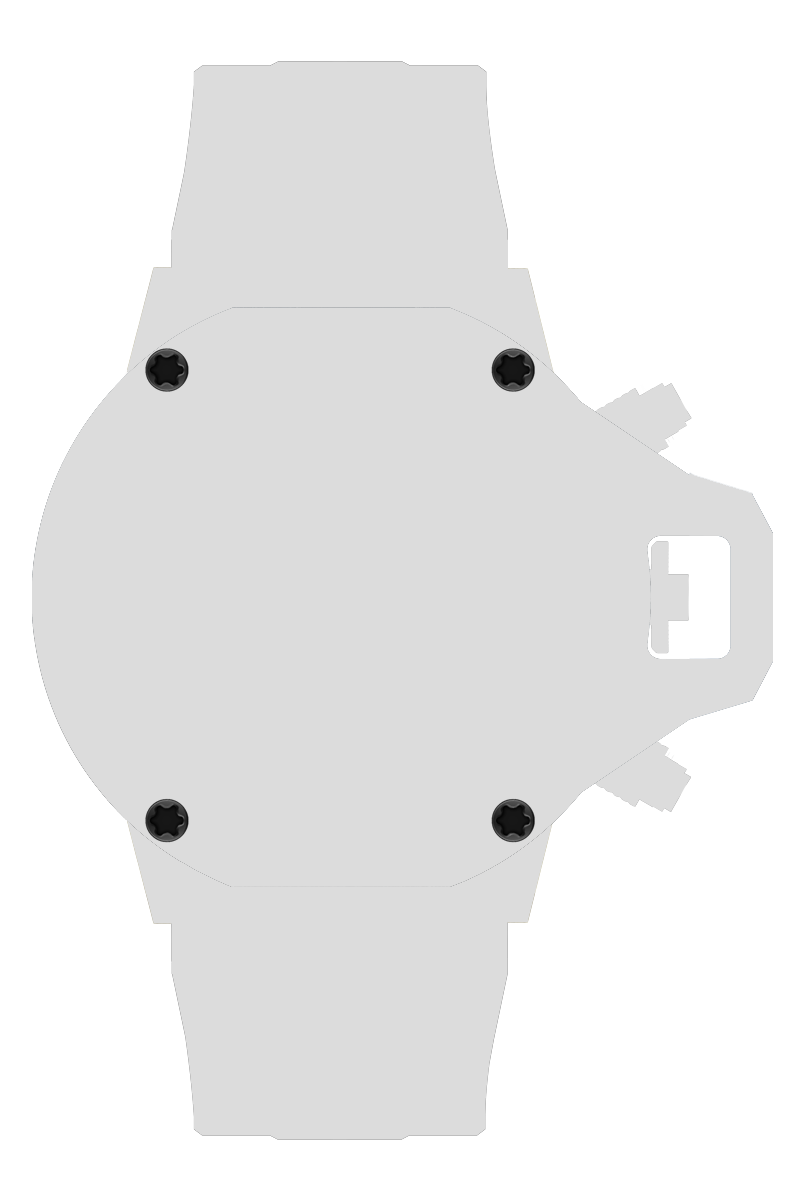 ネジＬ　ｘ４個　ブラック[SCSZL-BK]