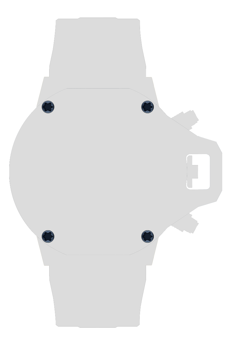 ネジＬ　ｘ４個　ブルー[SCSZL-BL]