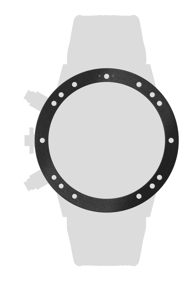 Ａｌｕｍｉｎｉｕｍ　スペーサーリング　ブラック[BRASP-01BK]