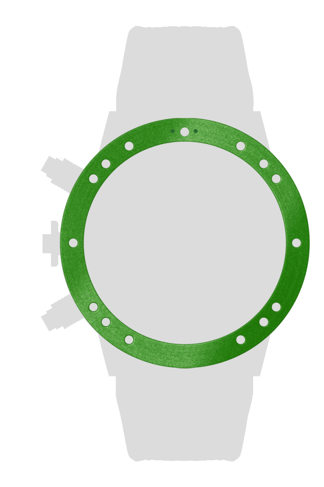 Ａｌｕｍｉｎｉｕｍ　スペーサーリング　グリーン[BRASP-01GR]