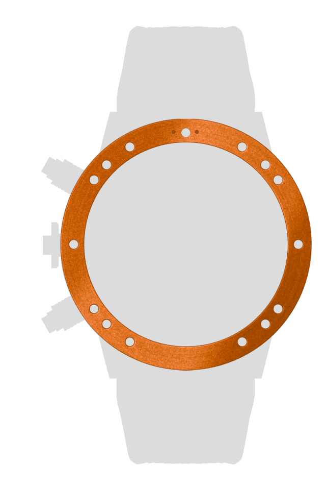 Ａｌｕｍｉｎｉｕｍ　スペーサーリング　オレンジ[BRASP-01OR]