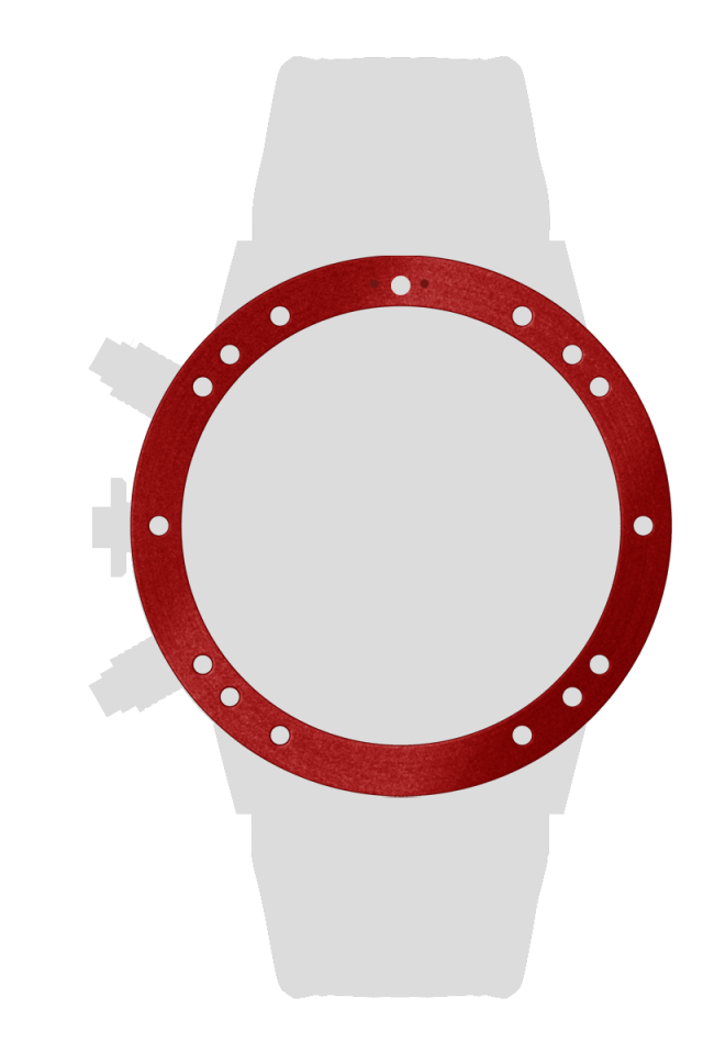 Ａｌｕｍｉｎｉｕｍ　スペーサーリング　レッド[BRASP-01RD]