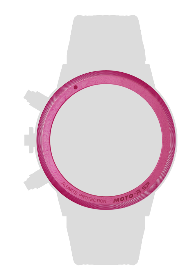 Ａｌｕｍｉｎｉｕｍ　テーパーシールドベゼル　ピンク[BZARD-01PK]