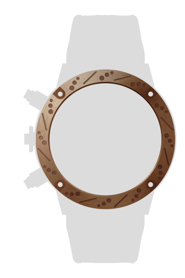 ＳＳ　ディスクローターベゼル　ブラウン[BZSRD-01BR]