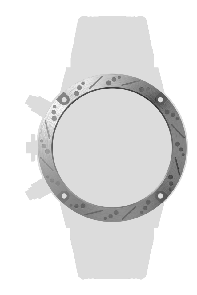 ＳＳ　ディスクローターベゼル　シルバー[BZSRD-01SS]