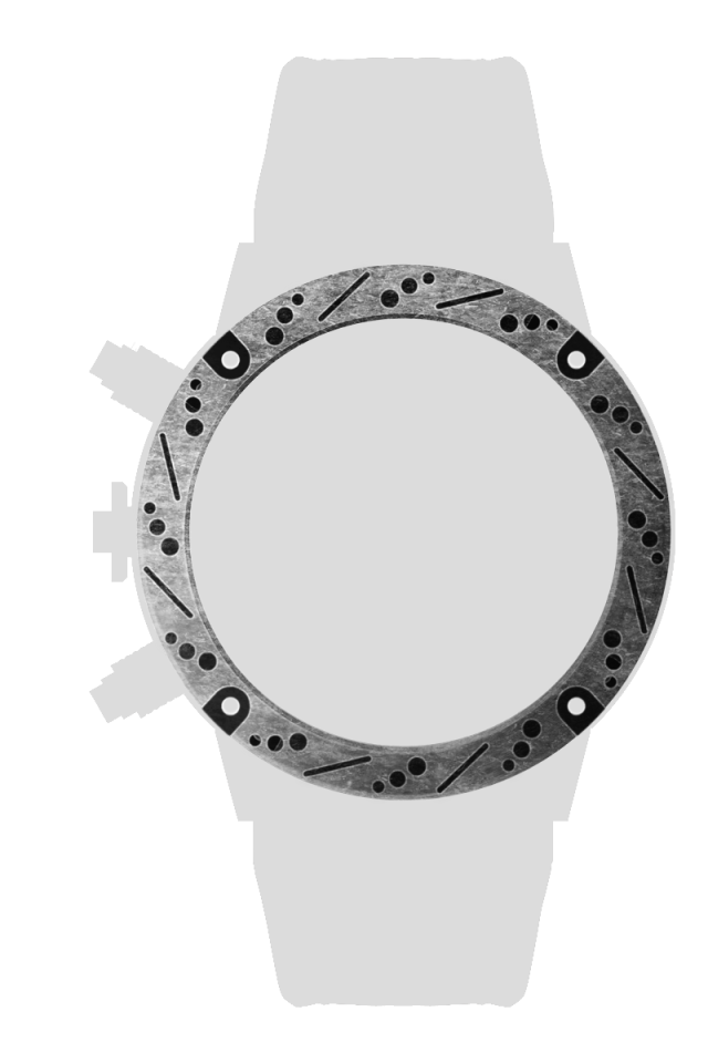 ＳＳ　ディスクローターベゼル　ビンテージシルバー[BZSRD-01VS]