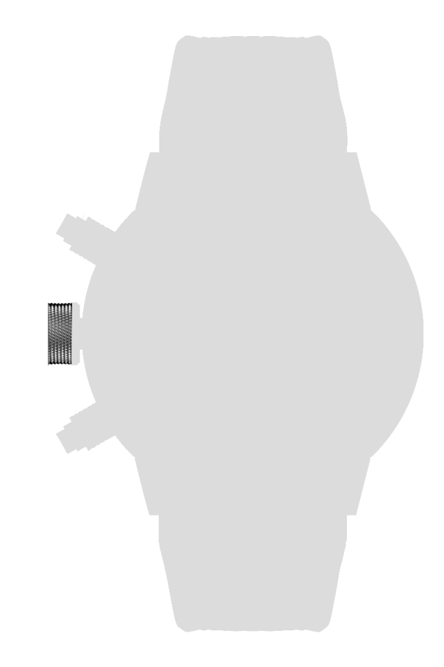 Ａｌｕｍｉｎｉｕｍ　リューズカバー　シルバー[CCA01-SV]