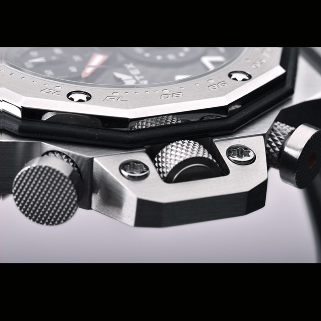 MOTO-R Standard Chronograph シルバー×ブルー/MOTO-R Standard