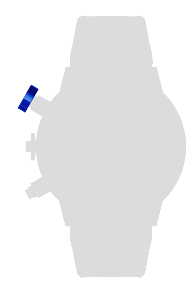Ａｌｕｍｉｎｉｕｍ　プッシャーカバー　ｘ１個　ブルー[PCA01-BL]