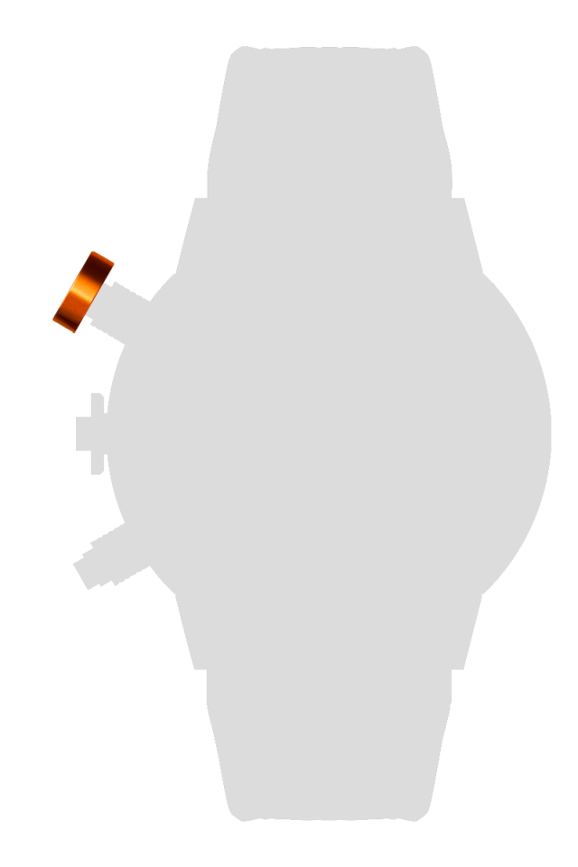 Ａｌｕｍｉｎｉｕｍ　プッシャーカバー　ｘ１個　オレンジ[PCA01-OR]