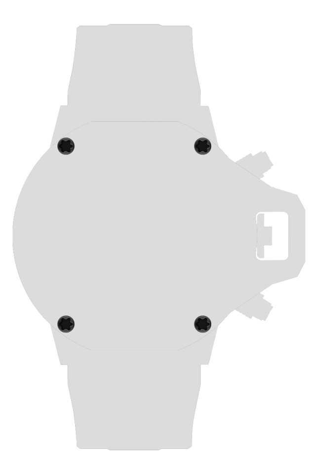 ネジＬ　ｘ４個　ブラック[SCSZL-BK]