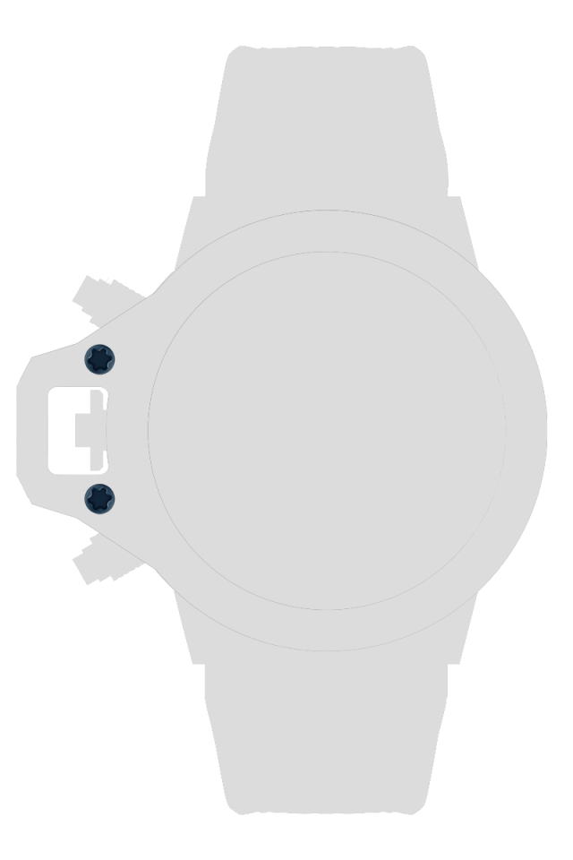 ネジＬ　ｘ２個　ブルー[SCSZL-BL]