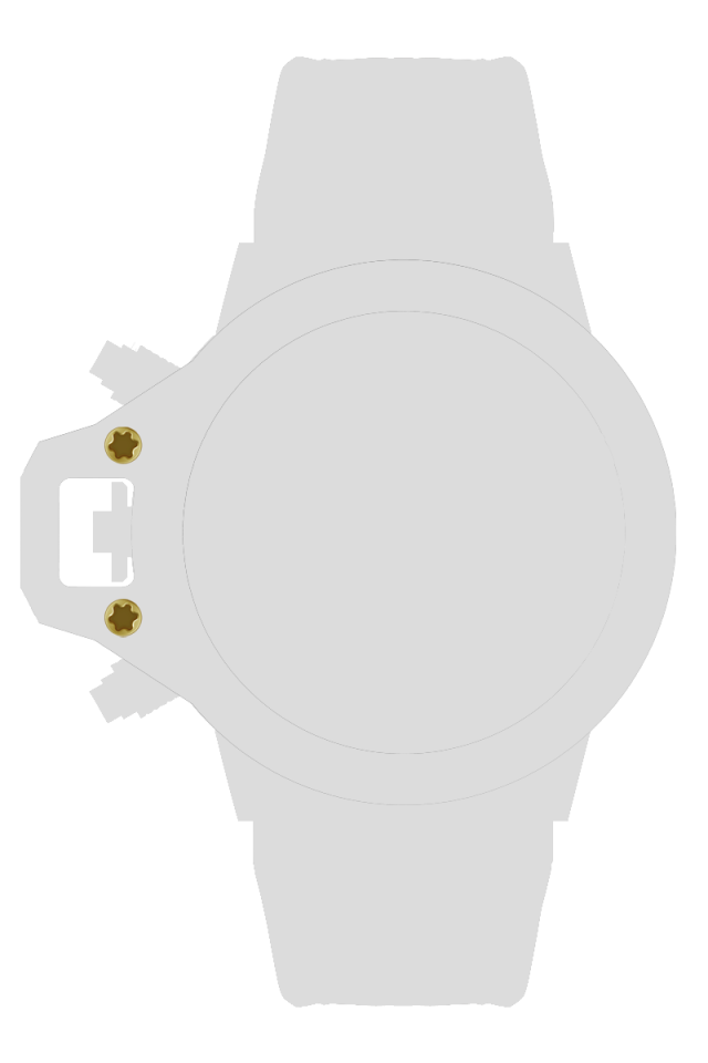 ネジＬ　ｘ２個　ゴールド[SCSZL-YG]