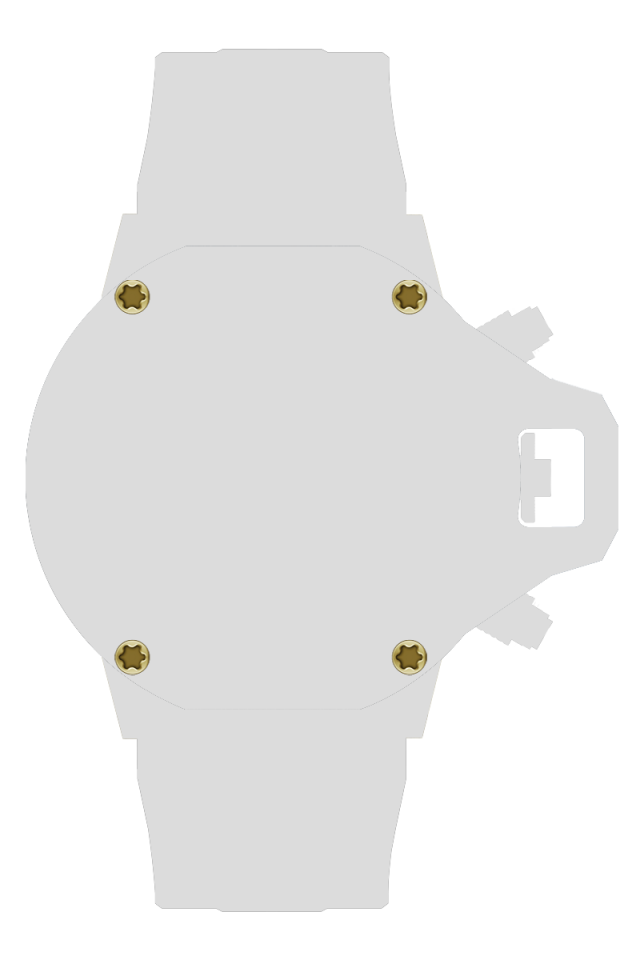 ネジＬ　ｘ４個　ゴールド[SCSZL-YG]