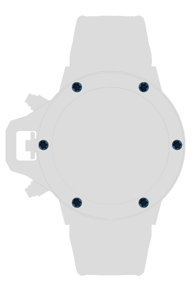 ネジＭ　ｘ６個　ブルー[SCSZM-BL]