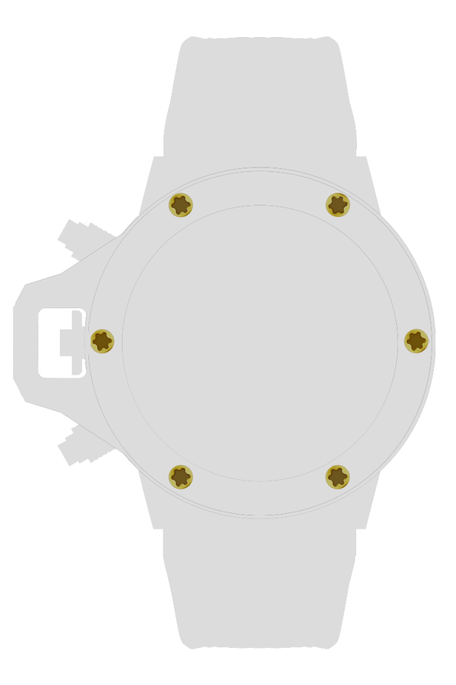 ネジＭ　ｘ６個　ゴールド[SCSZM-YG]