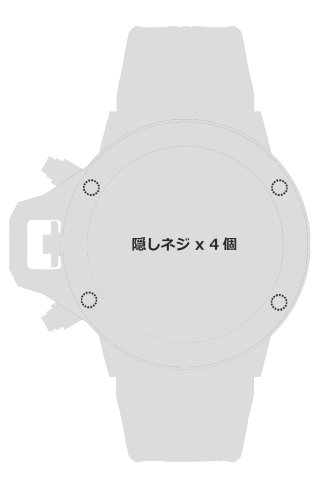 ネジＳ　ｘ４個　シルバー[SCSZS-SS]