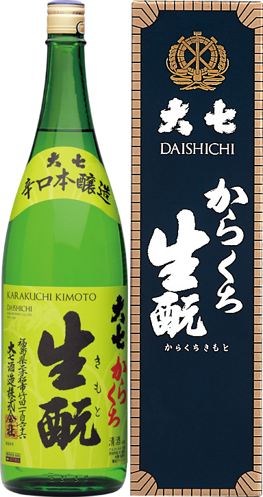 大七 からくち生もと 本醸造 1.8L