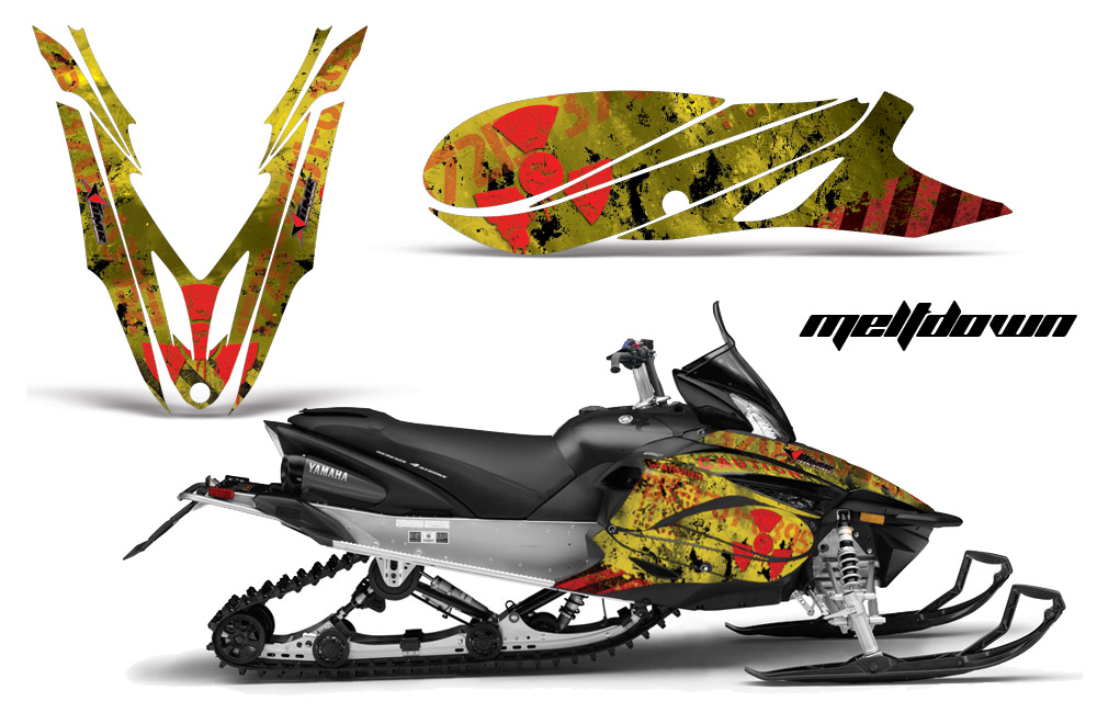 AMR デカールスノーモービル Yamaha Apex 12-13 専用グラフィックキット
