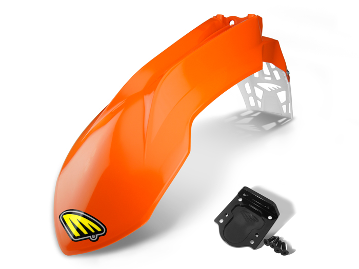 CYCRA サイクラ KTM OEMベンテッドフロントフェンダー SX, SXF, XC, XCF, XCW, XCWR 2002-2012対応 ブラケット付き