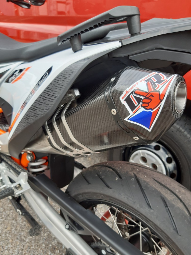 DVR Racing KTM 690 , Husqvarna 701用カーボンフルエキゾーストシステム
