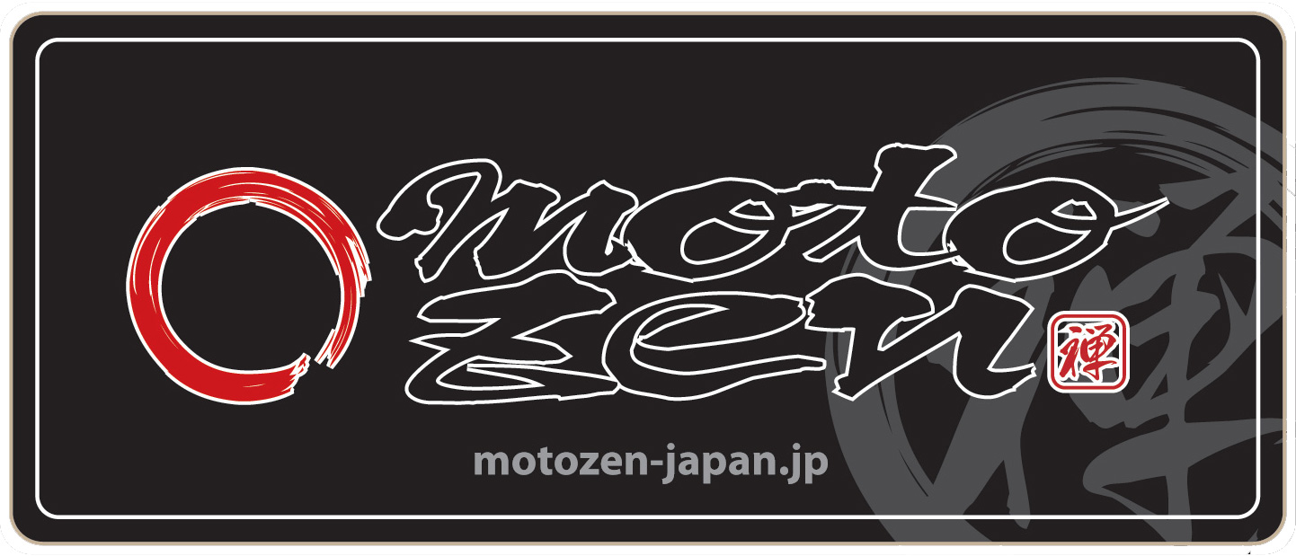 MOTO禅デカールステッカー　ブラック