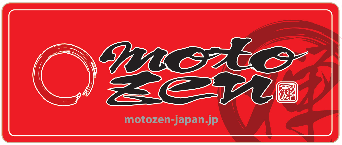MOTO禅デカールステッカー　レッド