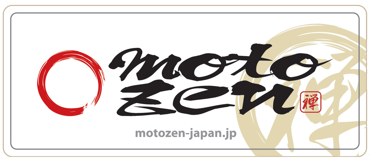 MOTO禅デカールステッカー　ホワイト