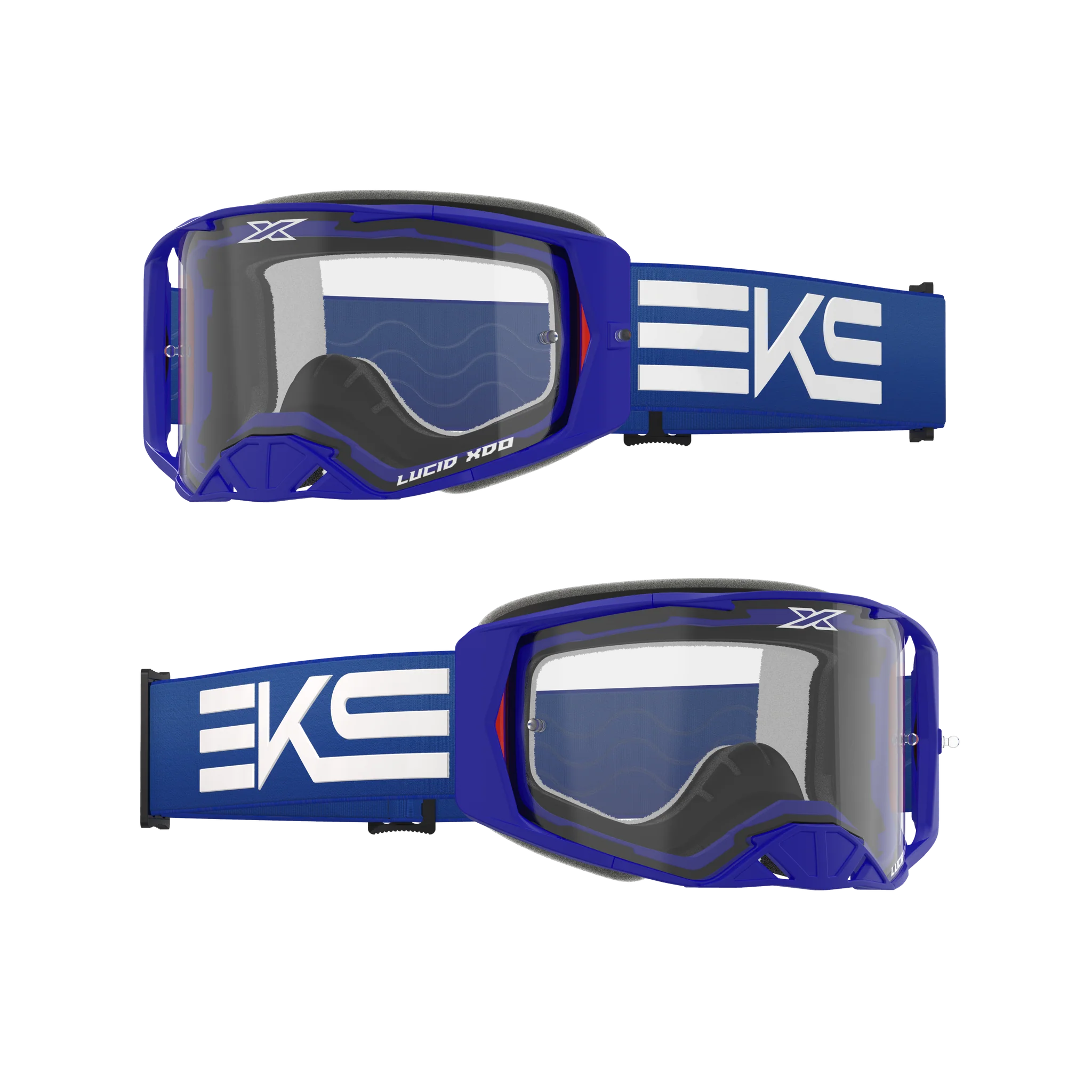 2025 EKS Brand LUCID ルシード ゴーグル キャリバーブルー・クリアレンズ　4 LAYER FOAM