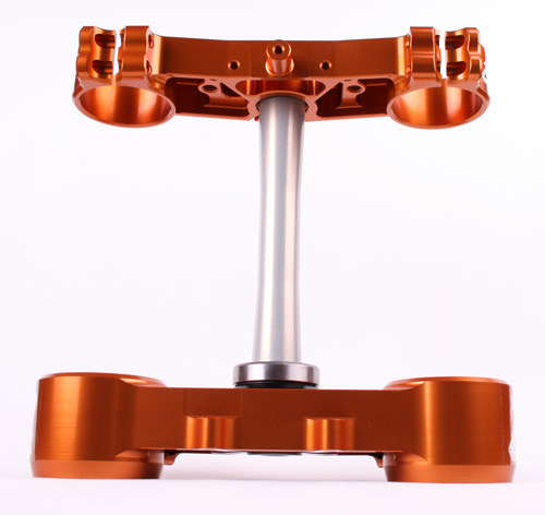 RIDE ENGINEERINGトリプルクランプキット KTM SX/XC (00-12) EXC (00-13) オレンジ 19mm オフセット