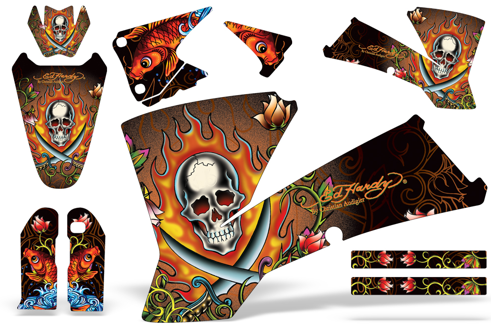 AMR デカール Ed Hardy フルキット　SX-F 450  2013
