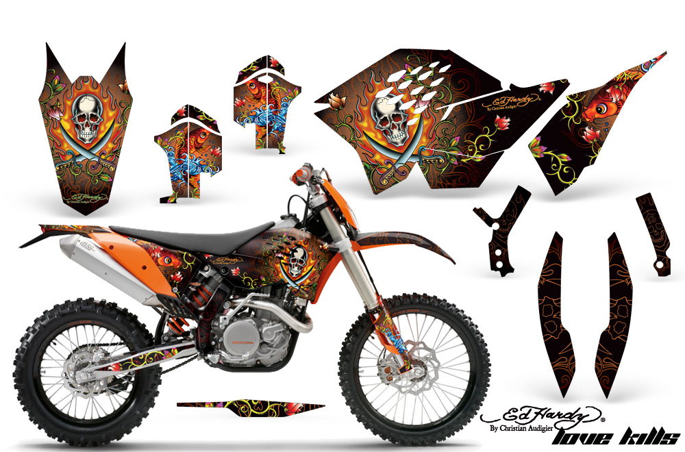 AMR デカール Ed Hardy フルキット　C7 SX EXC XC SX-F