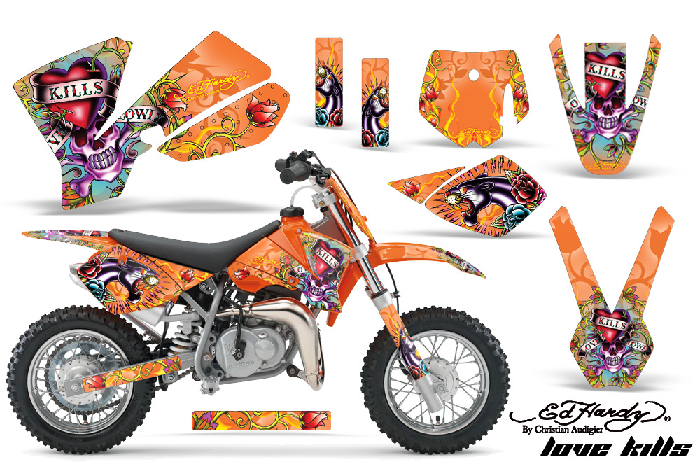 AMR デカール Ed Hardy ナンバープレート　SX50 02-08
