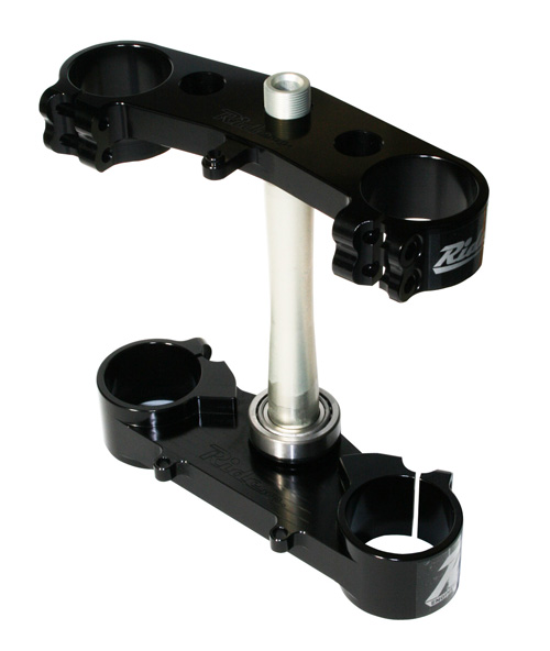RIDE ENGINEERINGトリプルクランプキット KX450F/KX250F  13-15 ブラック 21.5mm オフセット
