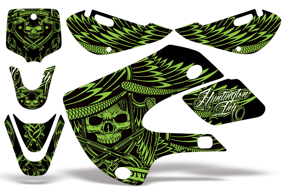 AMR デカール コンプリートキット　KLX110  KX65  02-12
