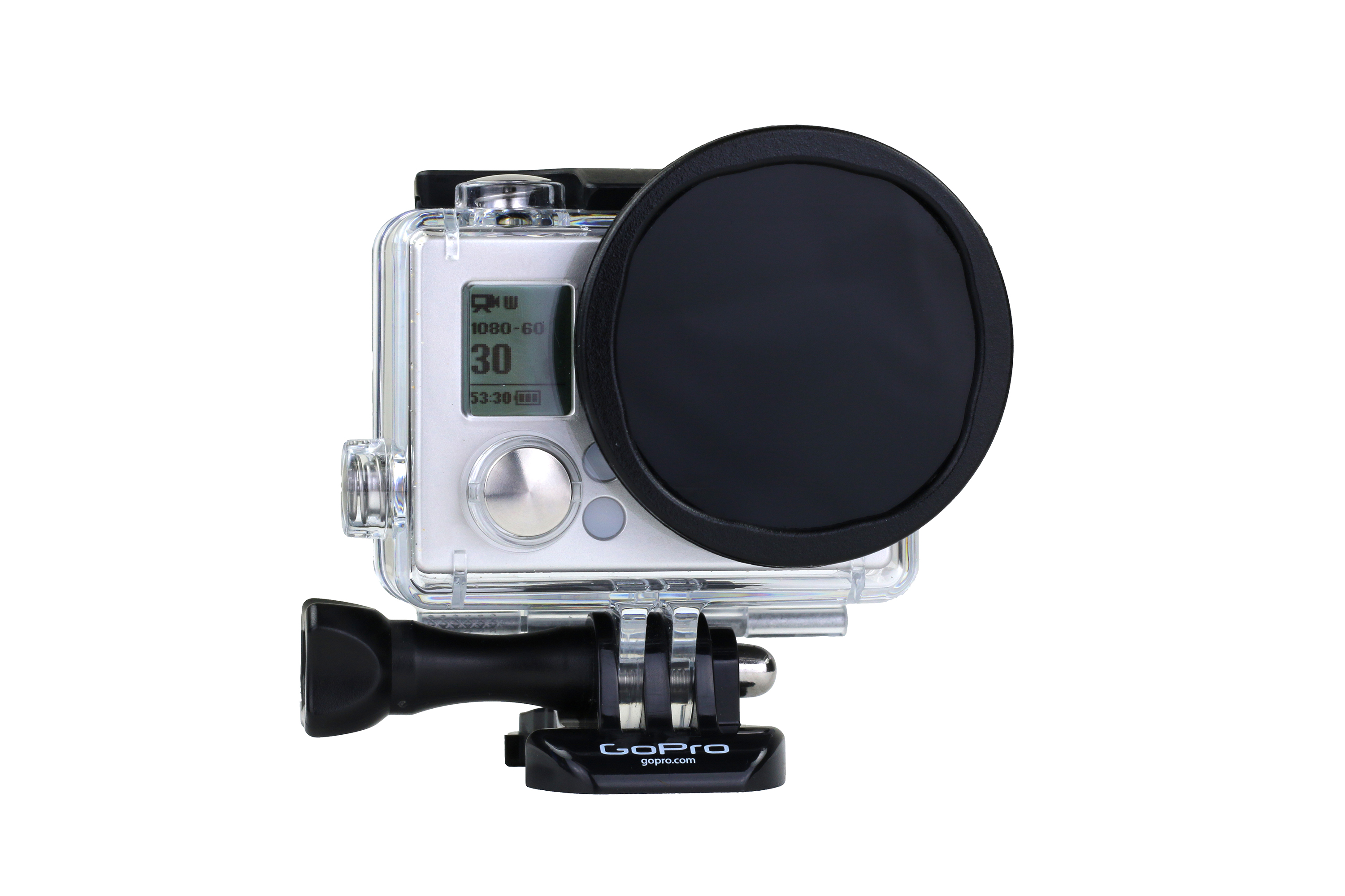 GoPro Hero4, Hero3+専用　スナップオン　ガラス製　ND (減光)フィルター