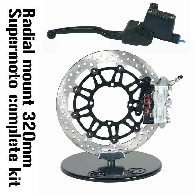 QTM ラジアルマウント320mm　モタードブレーキ強化キット
