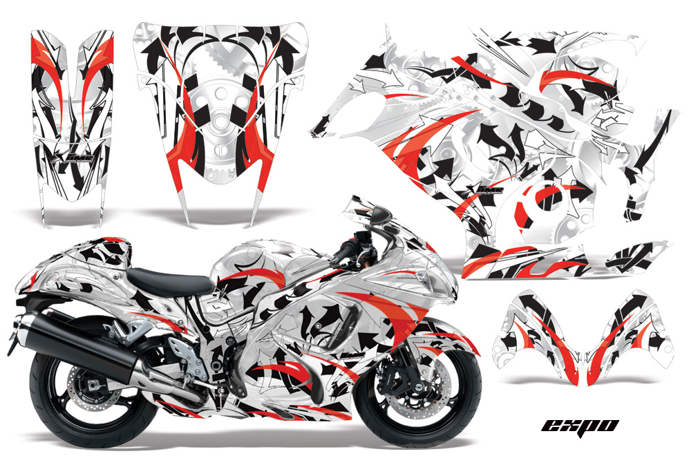 AMR デカール Suzuki GSXR 1300 Hayabusa (08-13) 専用グラフィック コンプリートキット