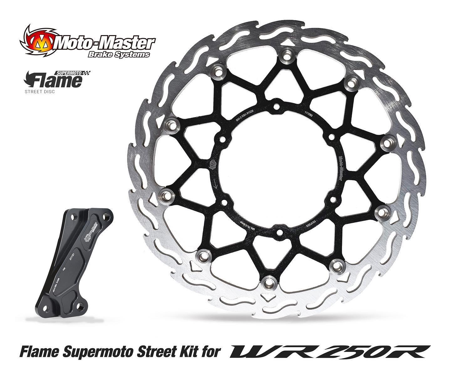 Moto-Master WR250R用 スーパーモト 320mm ストリート用ブレーキ強化キット・モタード