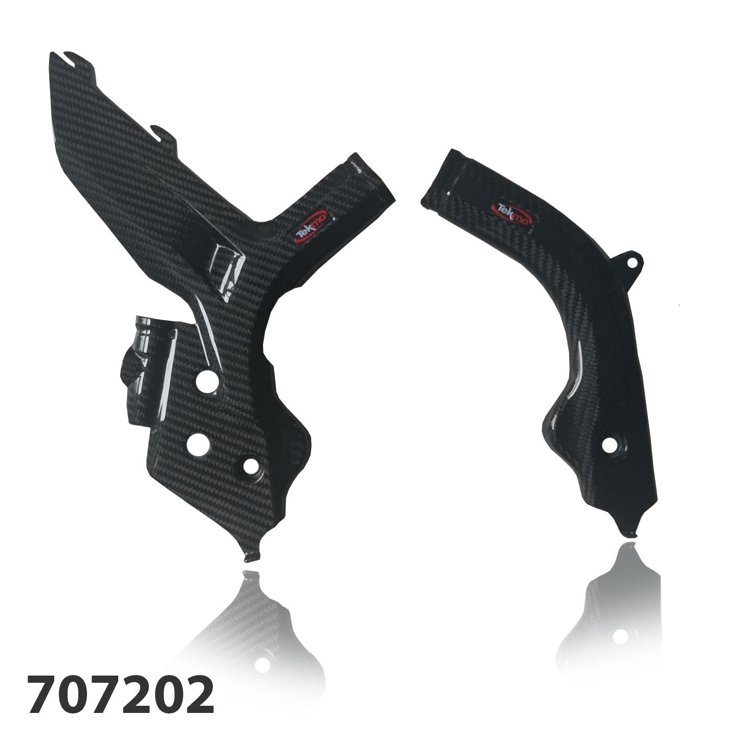 Tekmo Racing カーボンフレームガード KTM EXC/EXC-F 2020-用 品番：707202