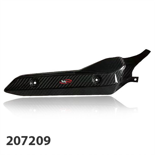 Tekmo Racing カーボンエキパイヒートガード KTM 690 SMC-R/Enduro R  2019- 品番：207209
