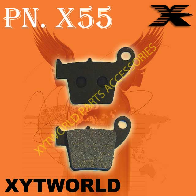 Honda用オーガニックコンパウンドのカーボンリアブレーキパッド（X55T）