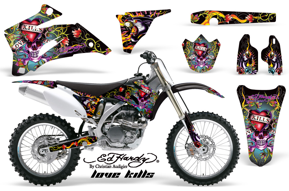AMR デカール Ed Hardy フルキット　YZ125/250  93-95, 96-01, 02-14