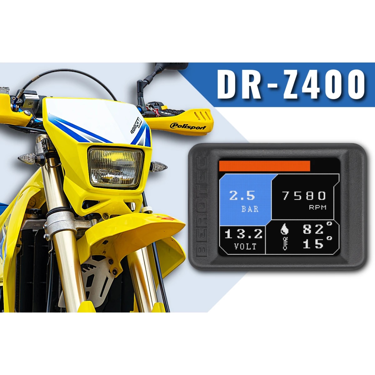 CUMPAN コックピットアシスタント デジタル追加メーターキット Suzuki DR-Z400