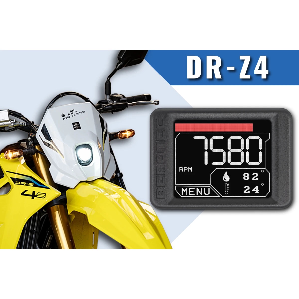 CUMPAN コックピットアシスタント デジタル追加メーターキット Suzuki DR-Z4S/SM